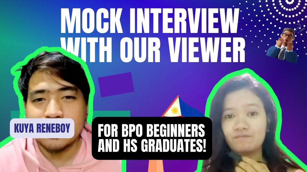 Ganto sumagot sa interview (TIPS with sample call center interview) | with Kuya Reneboy