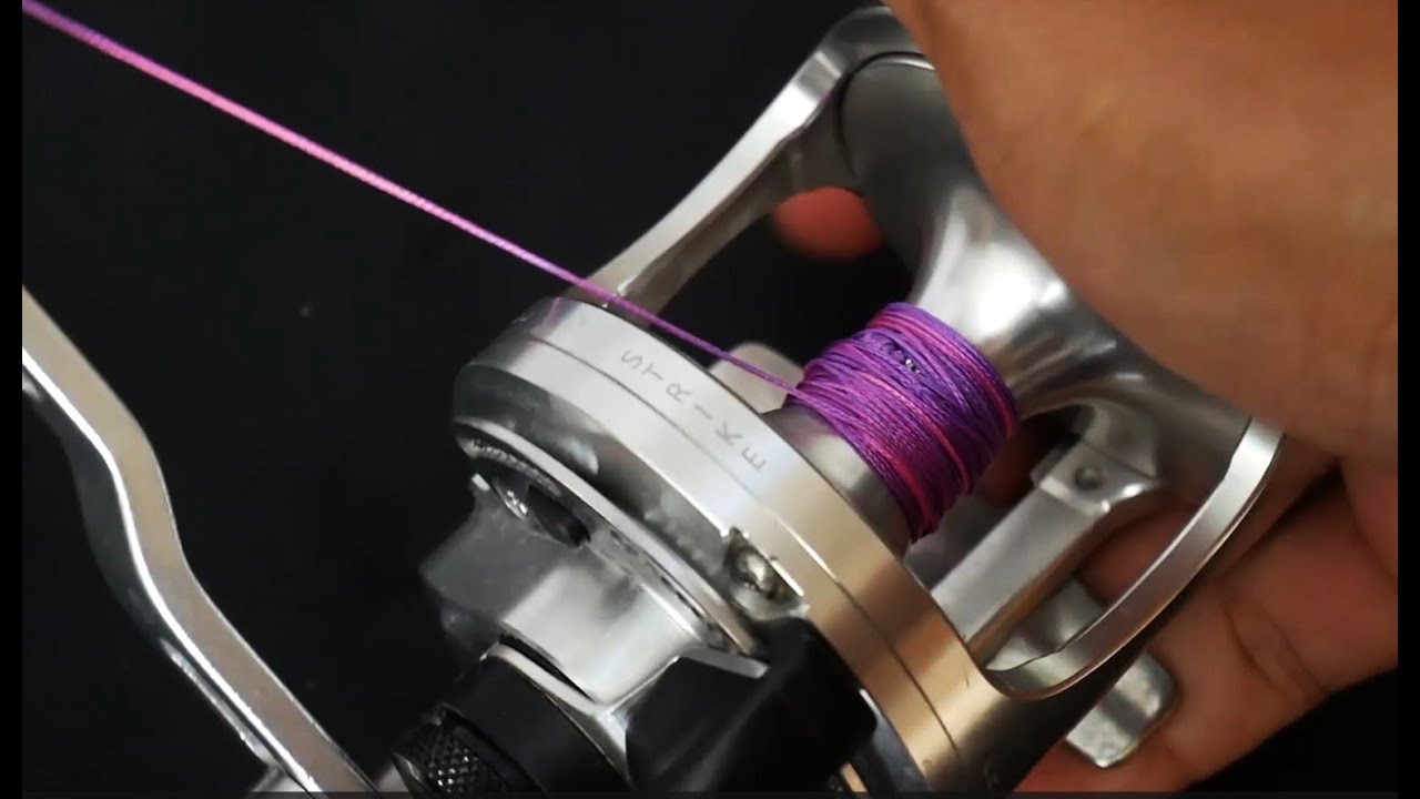 SIMPLE BEST FISHING KNOT FOR SPOOLING BAITCASTING AND OVERHEAD REEL