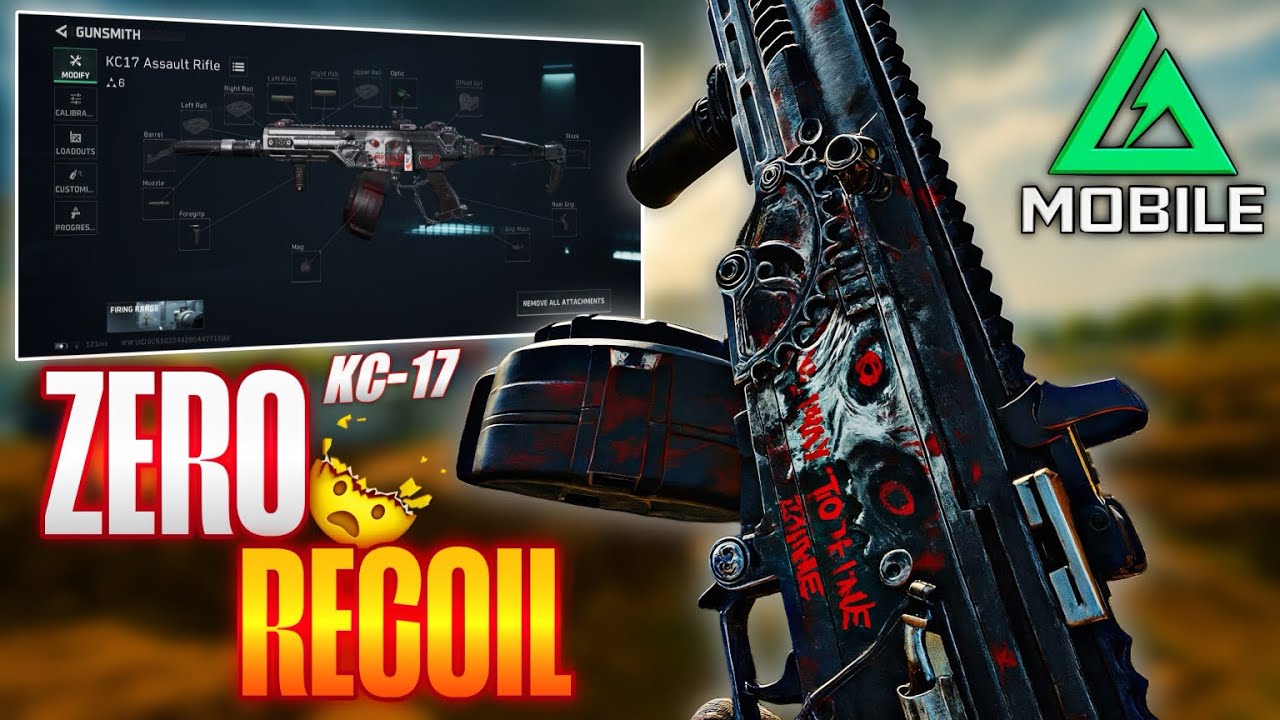 ZERO RECOIL KC-17 BUILD 🤯🔥 | Best Assault Rifle Setup in Delta Force Mobile!
