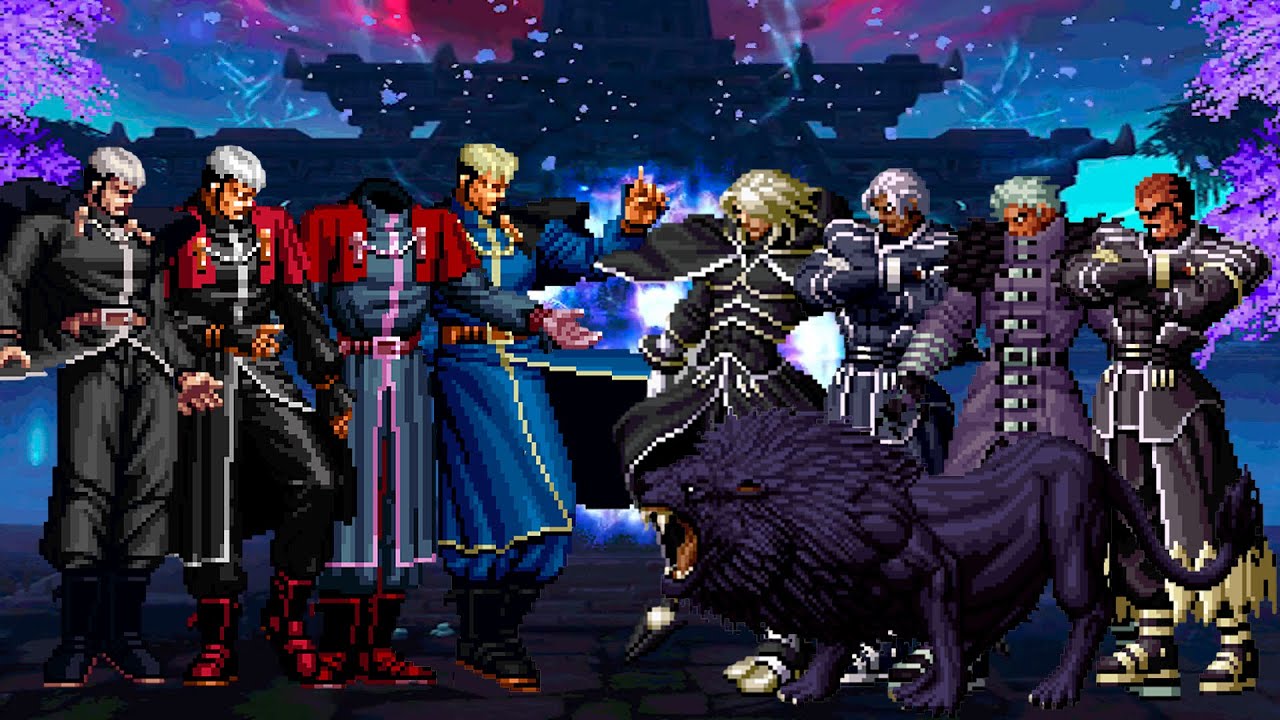 [KOF Mugen] Leopold Goenitz Team vs NESTS Team
