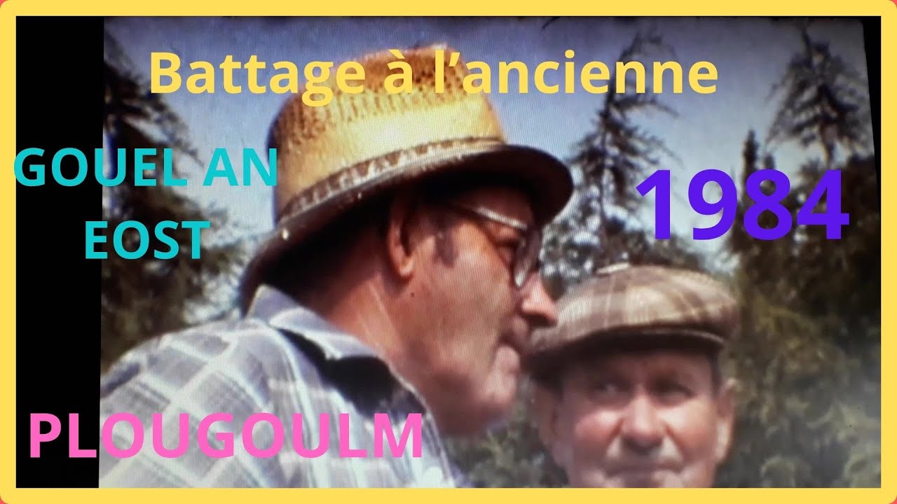 1984 Fête du battage Gouel An Eost Plougoulm Bretagne