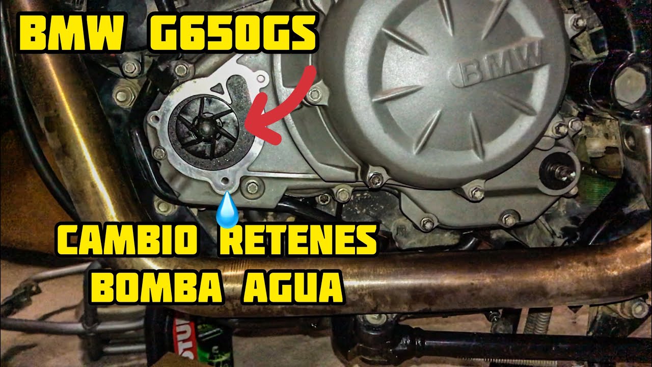 BMW G 650 GS Cambio Retenes Bomba Agua