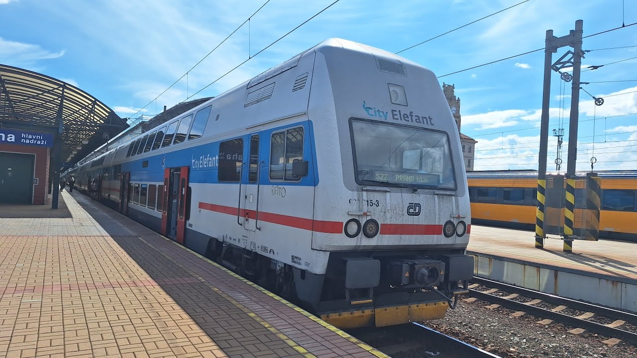 Vlaky linky S2, S22 odkloněny kvůli výluce Praha hlavní nádraží. 1.7.2024
