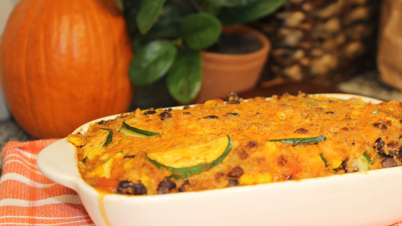Mexican Rice and Bean Casserole ( Whole Food Plant based)