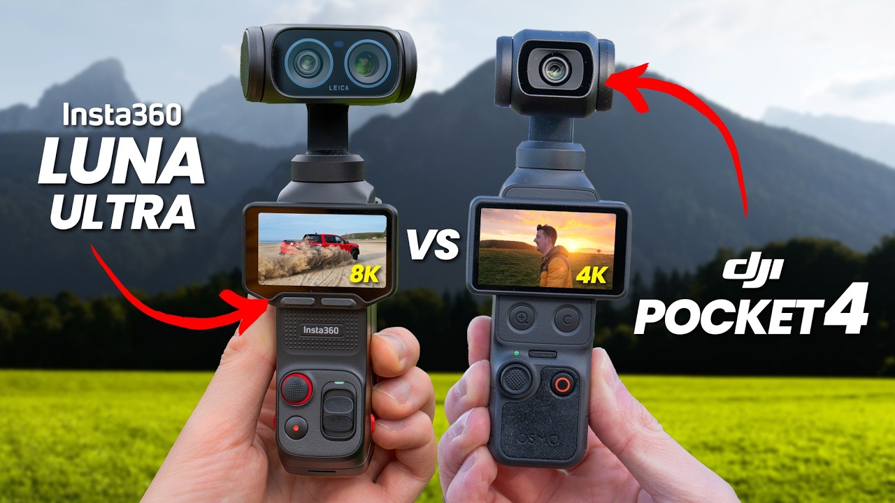 Insta360 Luna Ultra vs DJI Pocket 4 | 3 Weeks Later Pros & CONS - WORTH THE UPGRADE?