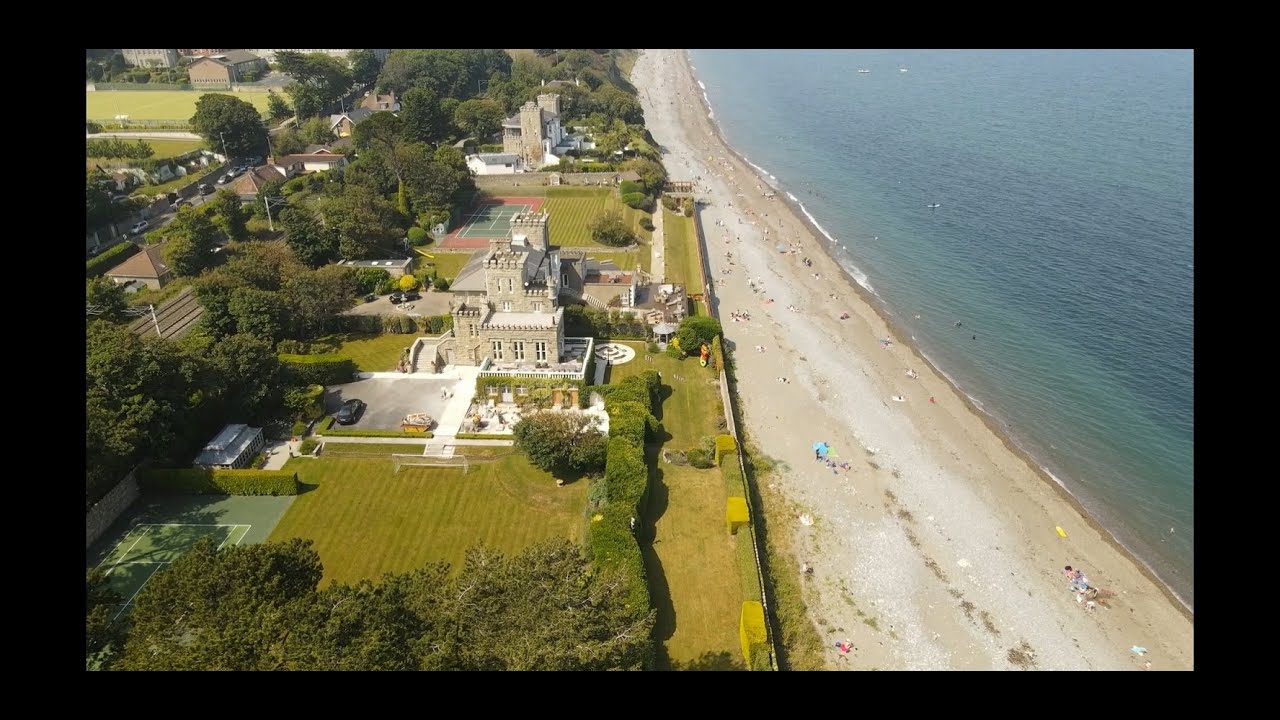 Shankill Beach, Cliffs and coastal footage from dji mavic air 2
