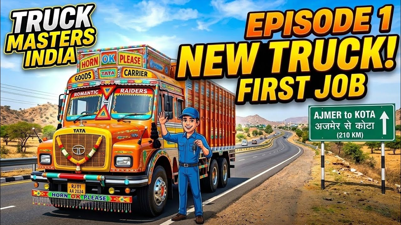Truck Masters India Gameplay Ep 1 | Buying New Truck | Ajmer to Kota Route