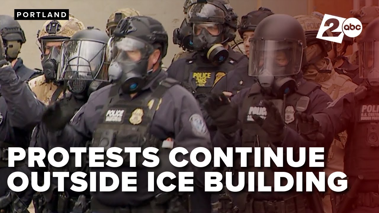 Arrests made near Portland ICE facility amid protests