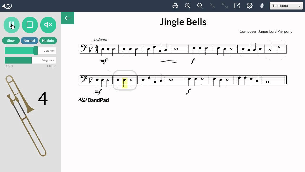 Jingle Bells Trombone