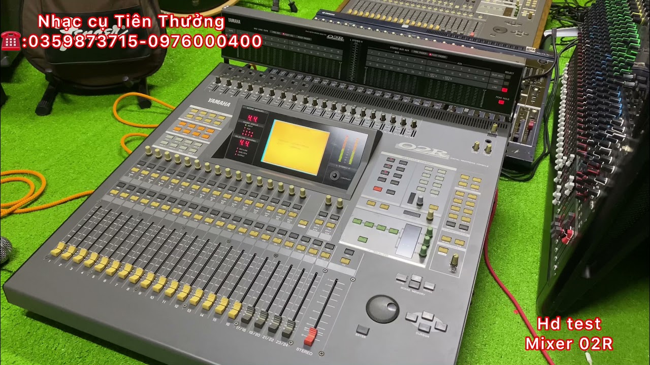 Video Test, Reset Factory Bàn mixer Yamaha 02R.☎️:0359873715 Thưởng