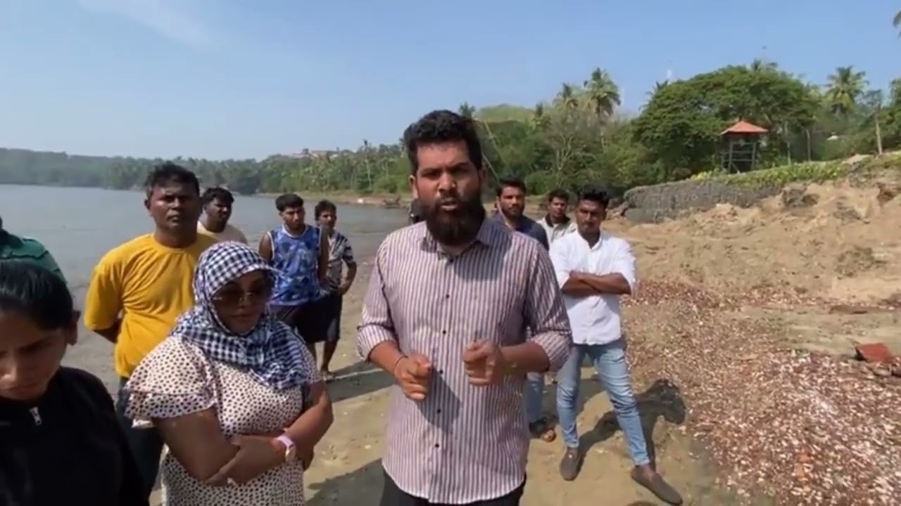 Govt taking hafta, helping 5 star hotel to construct wall at bambolim beach 