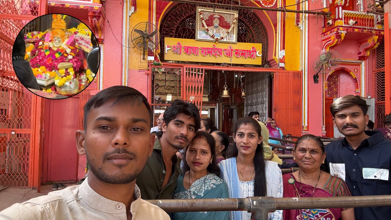 રામદેવરા પહોંચી ગયા | રામાપીરના સરસ દર્શન કર્યા | મમ્મી દર્શન કરી ખુશ ખુશ🙏🏼 |   kinjaljigar vlogs | 