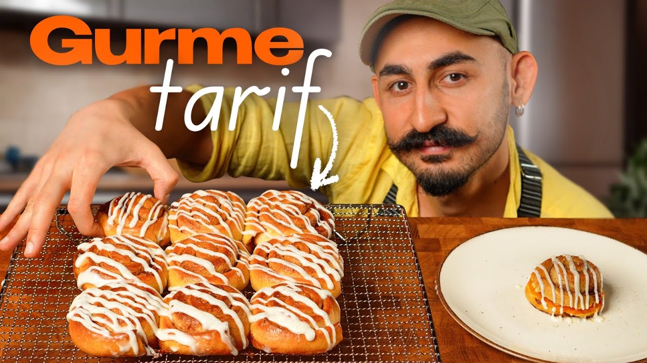 Cinnamon Roll I Tarçınlı Rulo Çörek I Sadık Kılıç