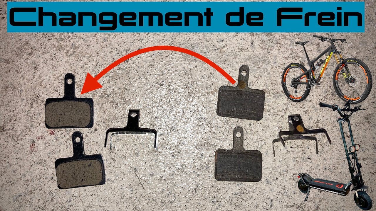 Comment changer les plaquette VTT, Trottinette.