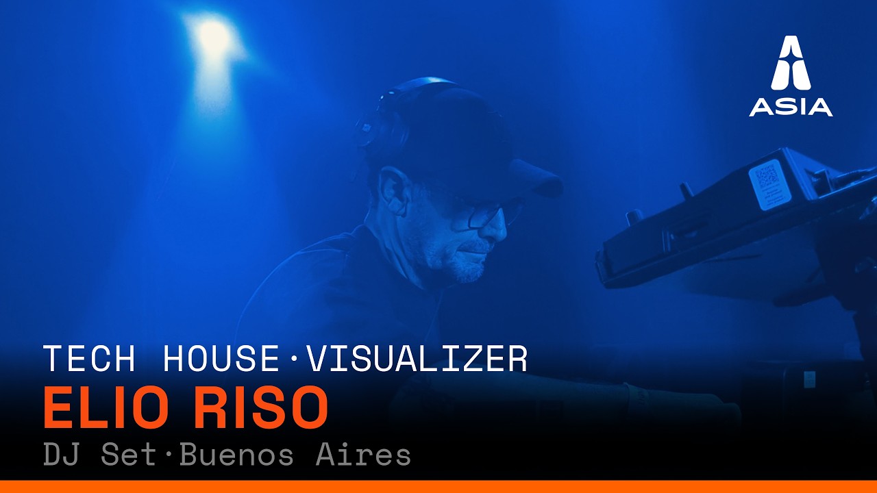 Tech House Mix | Elio Riso Live Visual Set by ASIA