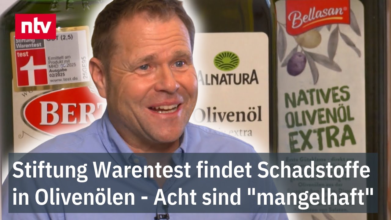 Stiftung Warentest findet Schadstoffe in Olivenölen - Acht sind 