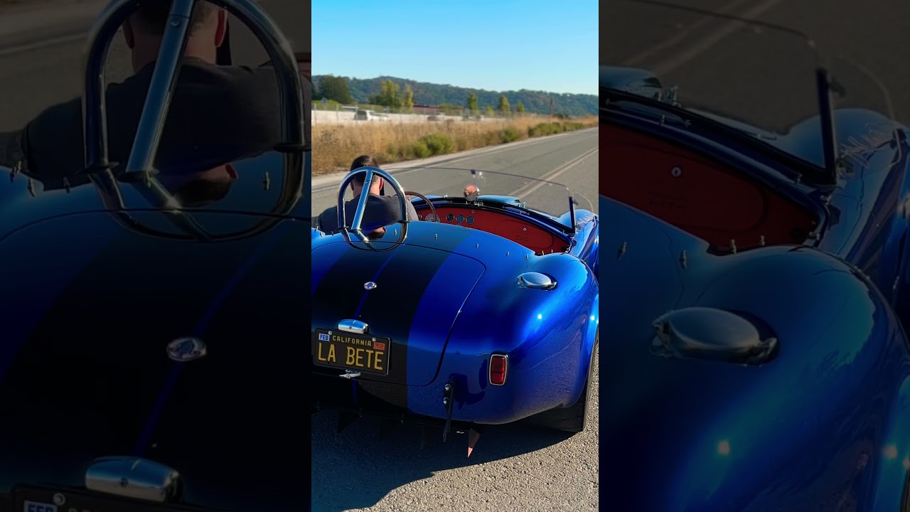 427 Shelby Cobra 0-60mph 💥 COLD START #shorts #youtubeshorts #carrollshelby #427