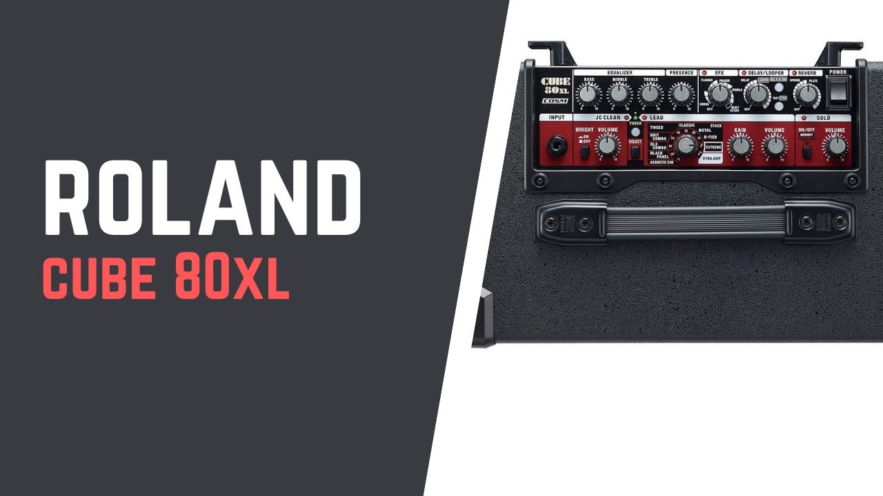 Roland - Cube 80 xl | Complete Test Overview Demo (Electric Guitar Amp) 🎸