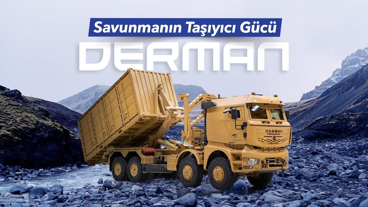 Savunmanın Taşıyıcı Gücü DERMAN 8X8 Zırhlı Lojistik Destek Aracı