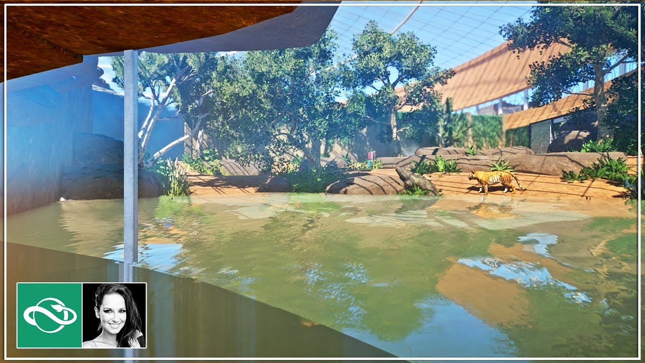 🐯 Tiger indoor habitat & underwater viewing | Speed Build | Planet Zoo | BETA |