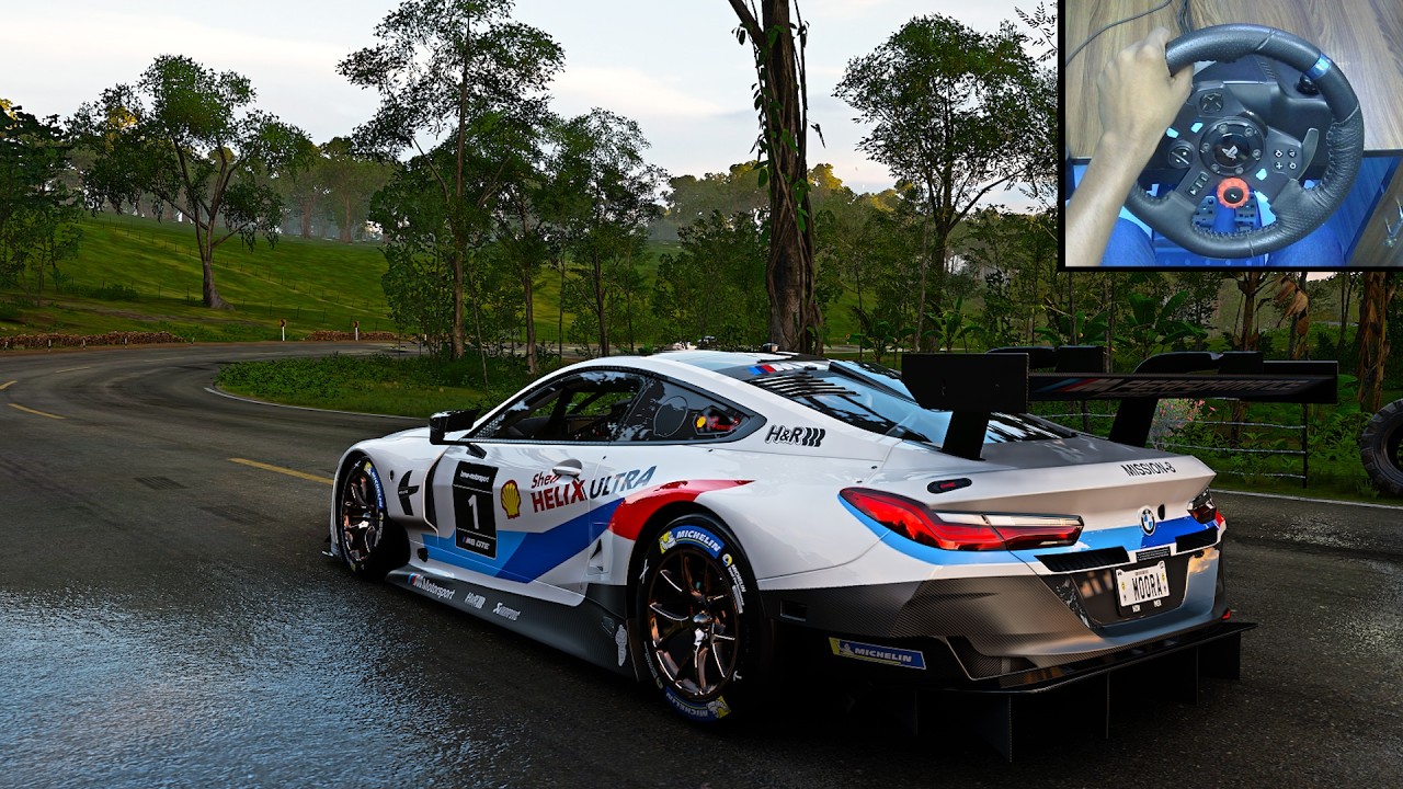 BMW M8 GTE Smooth Free Roam Drive 🔥 Forza Horizon 5 | Logitech G29 Steering Wheel Gameplay