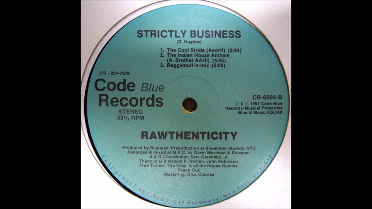 Rawthenticity - Strictly Business (Reggemuff n Mix)
