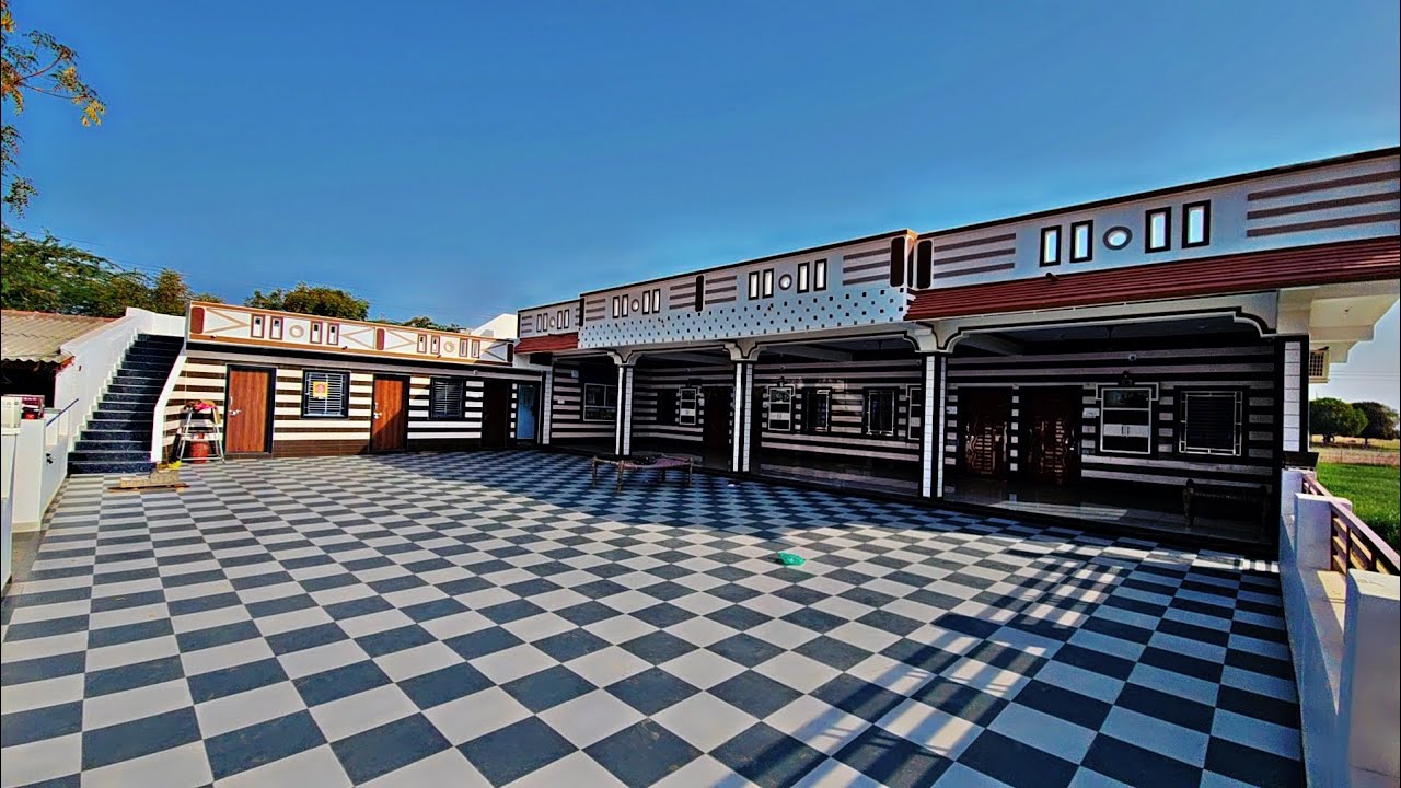 ઘર ડિઝાઇન 🏠 કઠેડા ડિઝાઇન 🏠 ટાઇલ્સ patel Govind . village house design 🏠🏡@Patel Govind k