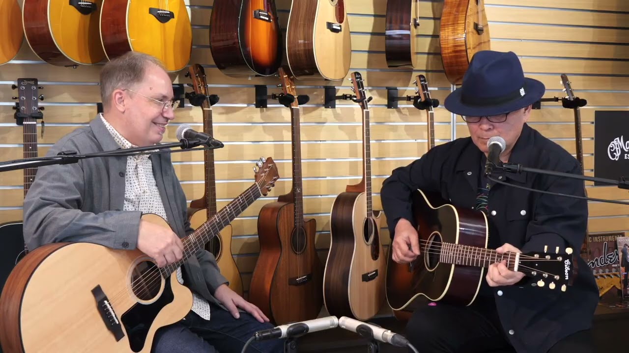 Gibson 1936 J-35 HistoricCollection &   G-200 with Hiroshi Araki!