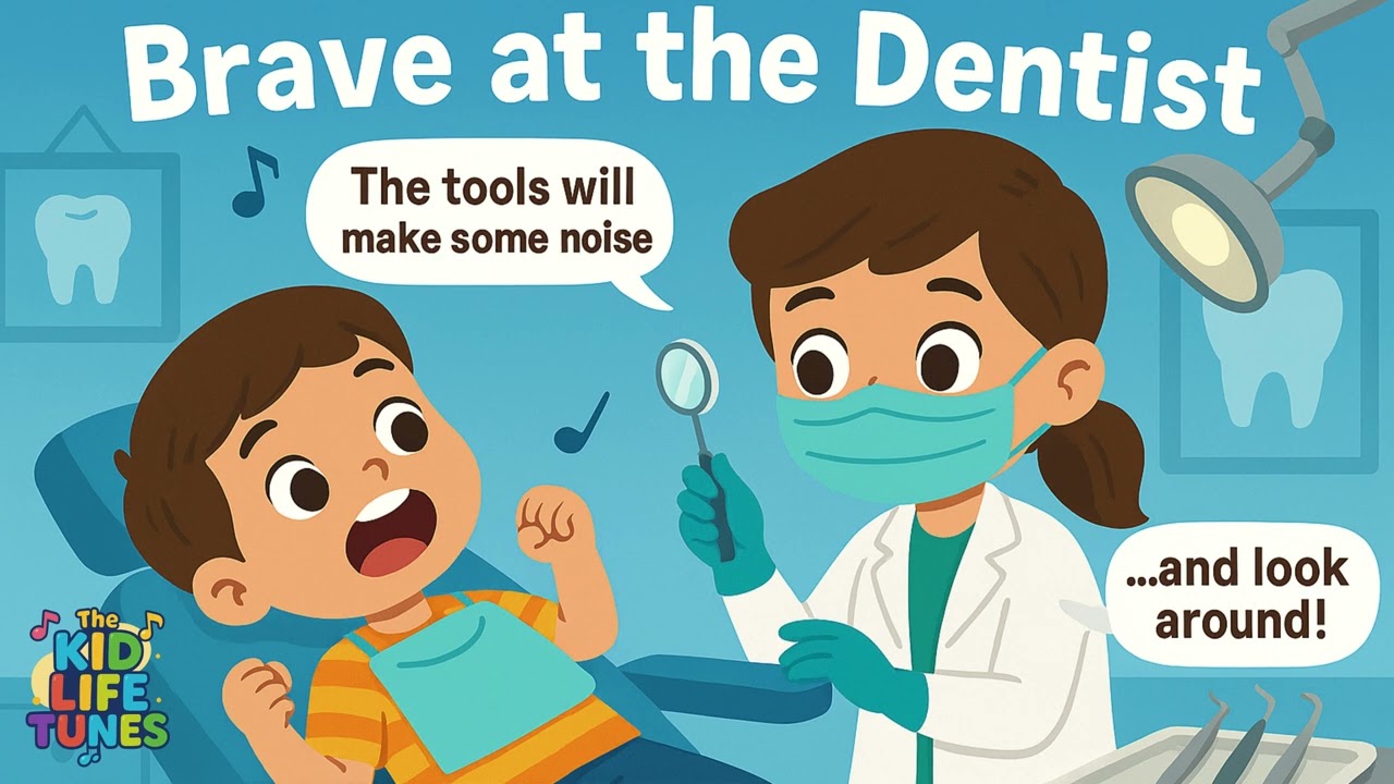 Brave at the Dentist 🦷💪 | Dentist Visit Song for Kids | The Kid Life Tunes
