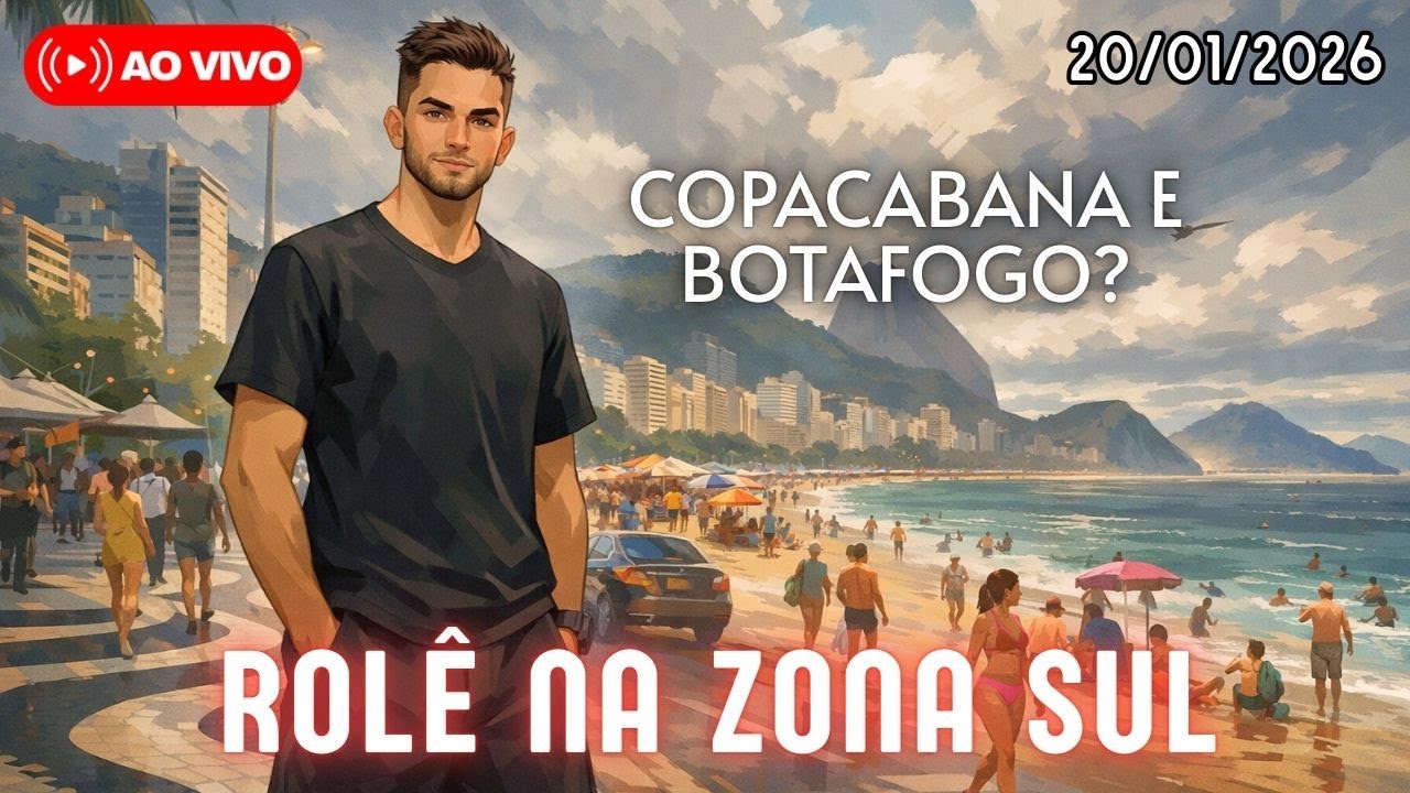 🔴AO VIVO | ROL&Ecirc; na ZONA SUL do RIO(COPACABANA) | ROL&Ecirc; INSANO 😎🍻🤦🏼&zwj;♀️