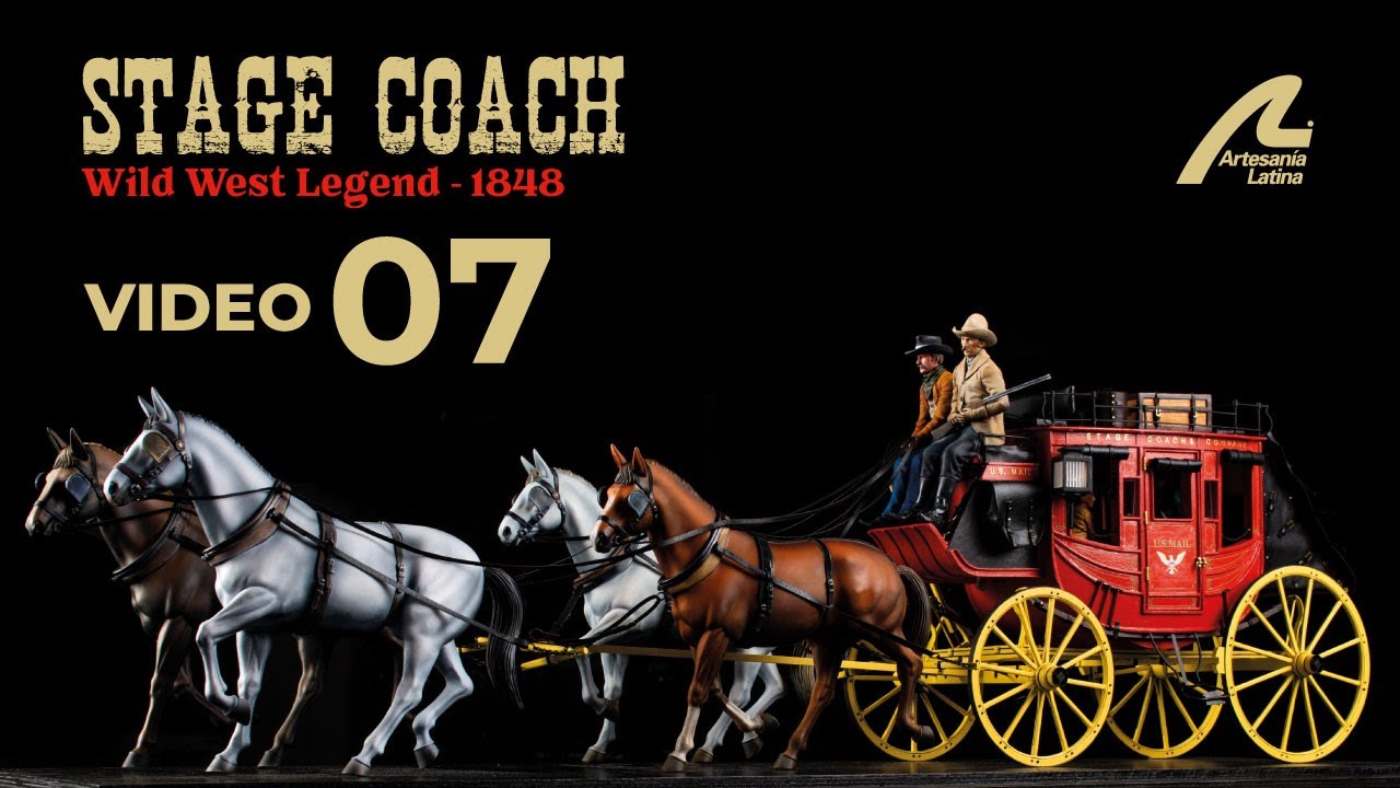 STAGECOACH - STEP-BY-STEP INSTRUCTIONS video 7 - ARTESANIA LATINA ref. #20345