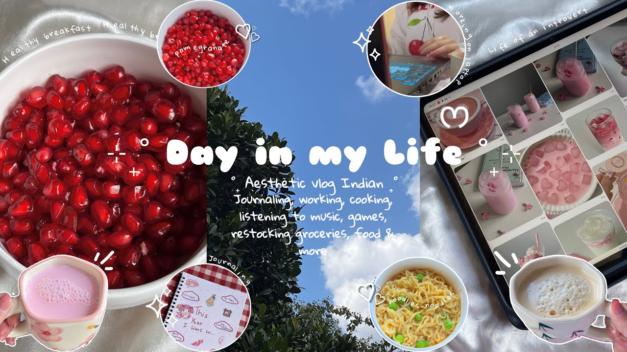 Day in my Life ♡ | Aesthetic vlog 💌| Journal, work, haul, food🍒 #minivlog #food #weeklyvlog #explore