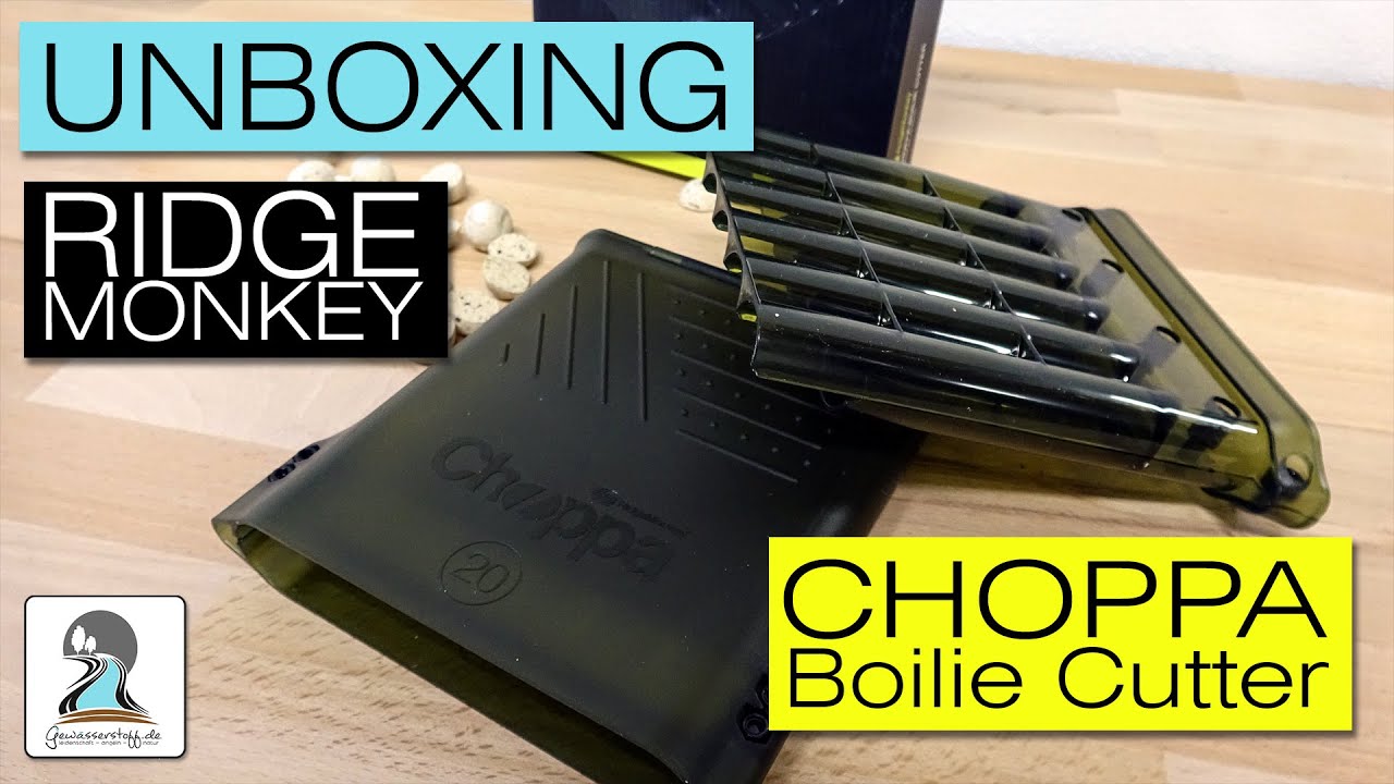 Unboxing - RidgeMonkey Choppa Boilie Cutter + Boilierezept - Tackle Clip l 2020