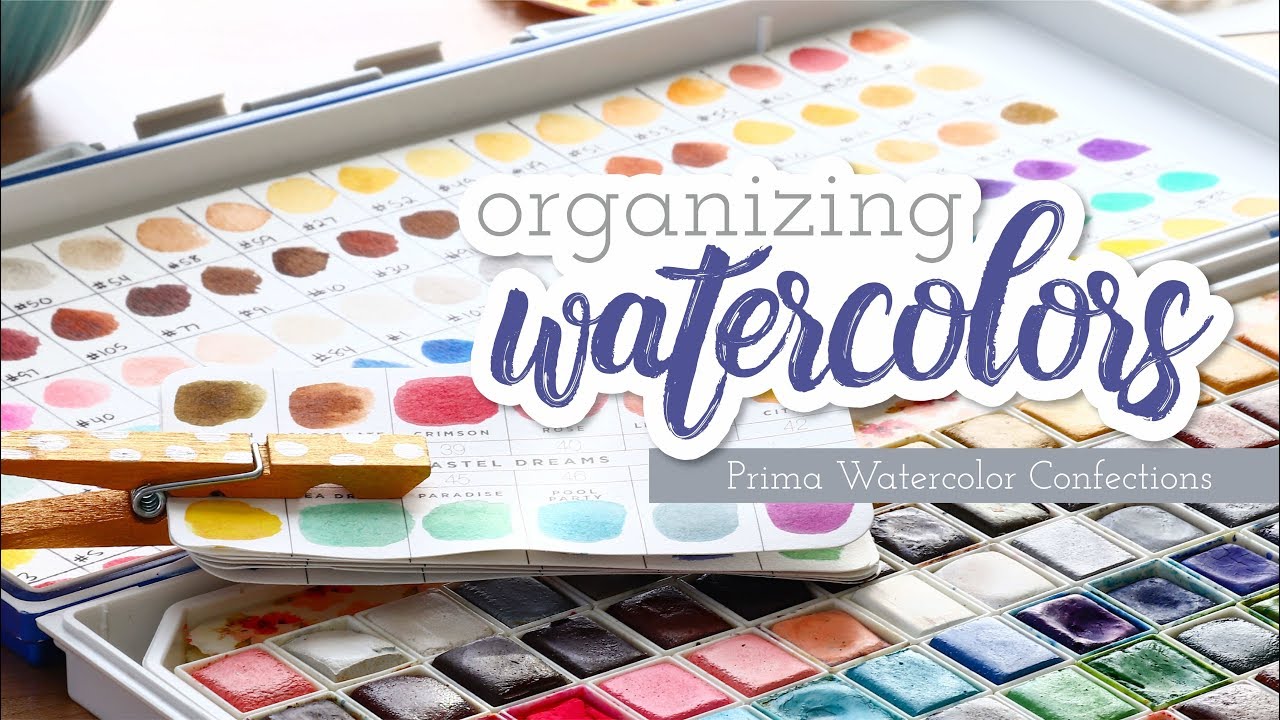 Prima Watercolor Confections: How I Organize Them