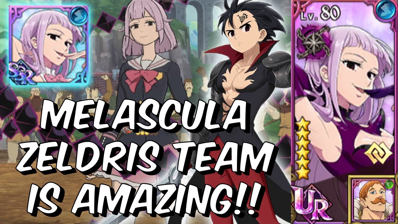 Blue Melascula is ACTUALLY AMAZING with Red Zeldris Commandment! - Seven Deadly Sins: Grand Cross