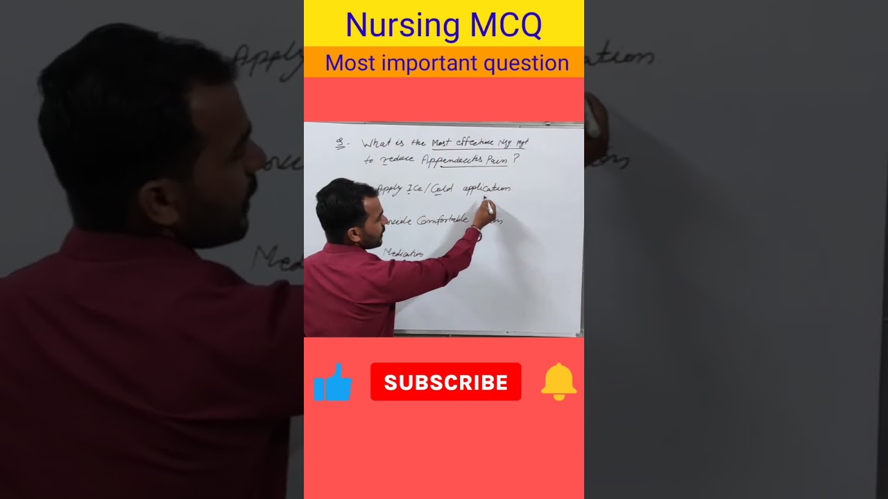 Most important questions !! Nursing MCQ 