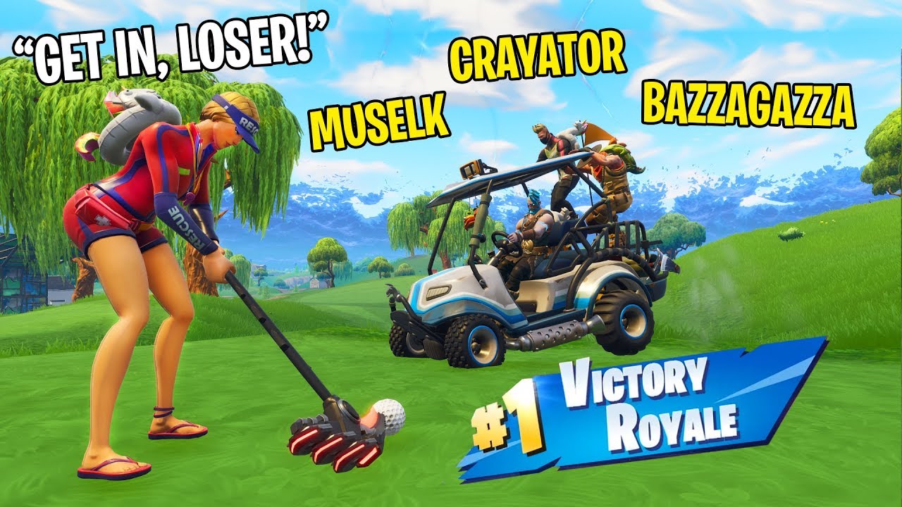 Golf Carts with the Squad ft. Crayator, Bazza & Muselk