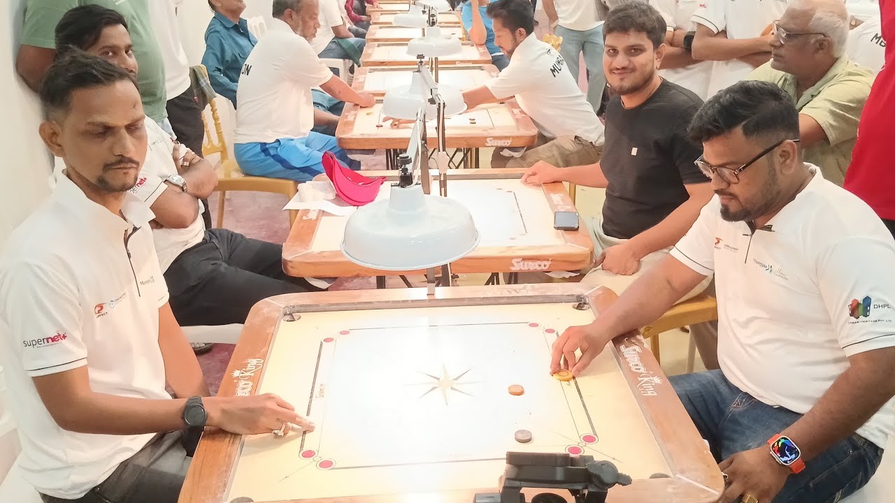 Prashant more (RBI) vs Waseem Maniyar (mum) Open Carrom Tournament 2025-26