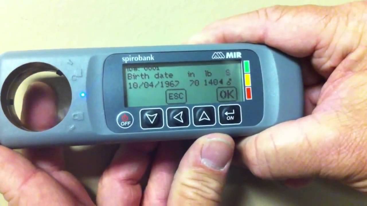 Spirobank Tutorial: How to turn on and set up your spirometer