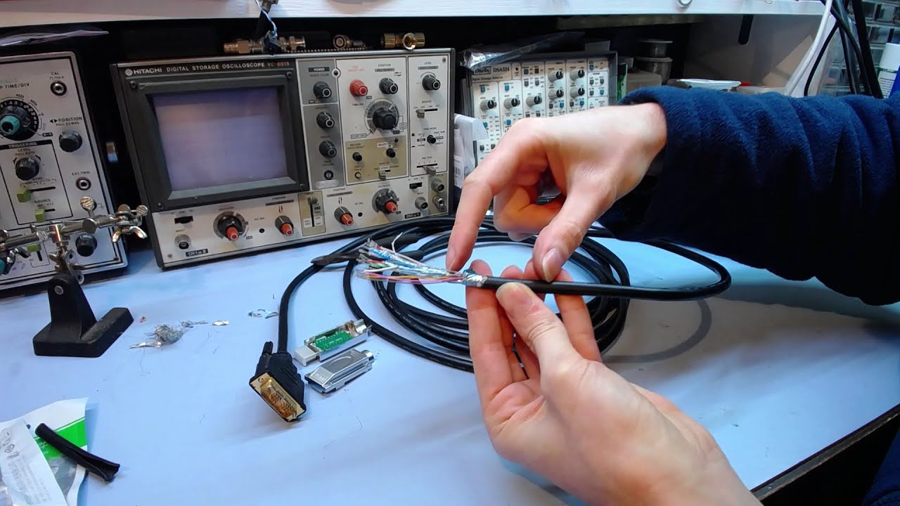 HDMI to DVI video cable rebuild