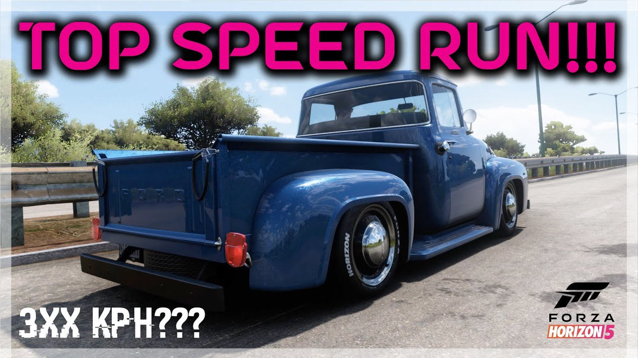 FORD F-100 7.4L V8TT SWAP...1750HP!!! Forza Horizon 5: POV&hellip; Highway TOP SPEED RUN&hellip; No Speed Limit!!!