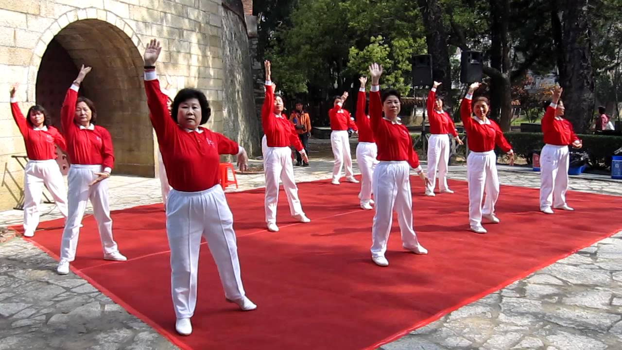 2012 03 04台南市元極舞委員會在南門城表演春回大地。