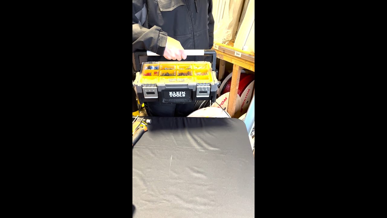 We love the Klein Tools VDV000-133 Tool Box for our VDV kit.