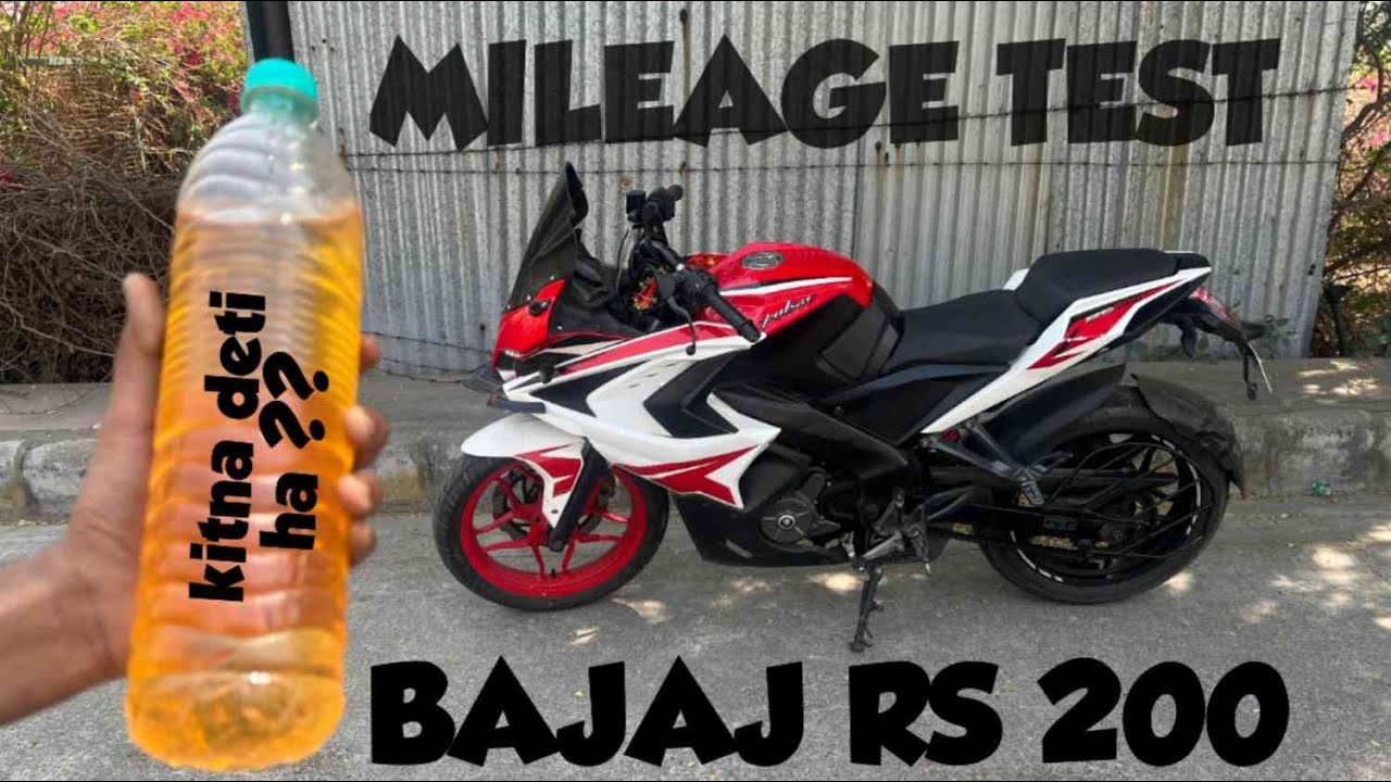 BAJAJ RS 200  BS4 MILEAGE TEST || KITNA DETI HAI ?? #bajaj #bajajrs200 #mileage_test #rs200pulsar
