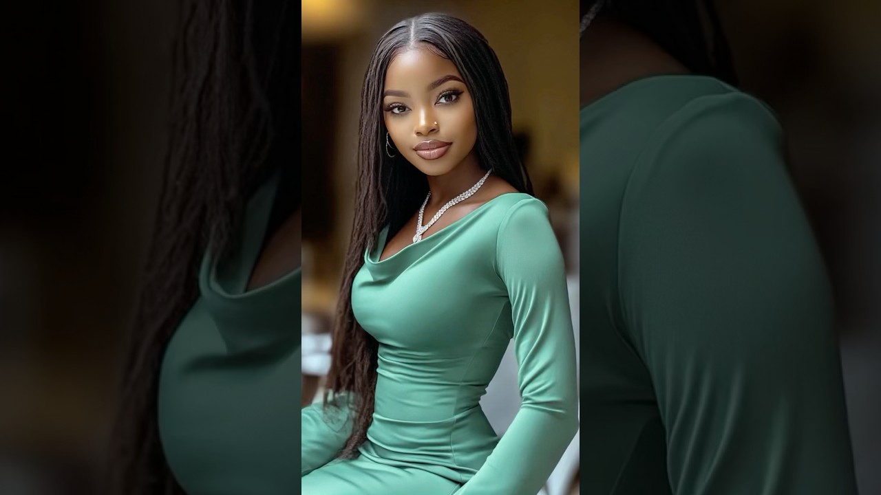 This Melanin Goddess Commands Pure Elegance | Kompa Gouyad