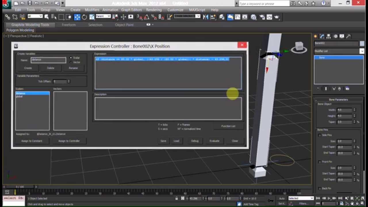 3Ds max Leg Stretchy IK