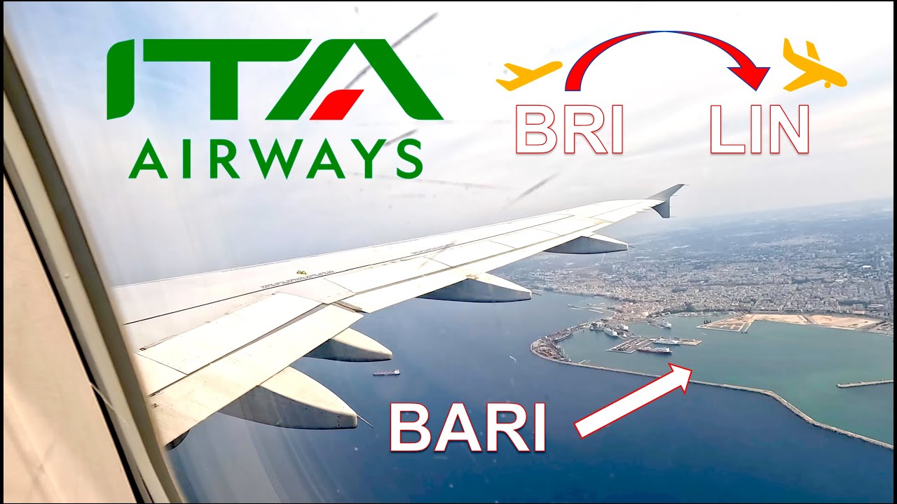FULL FLIGHT ✈️ ITA Airways Airbus A320 🌅 BARI to MILANO