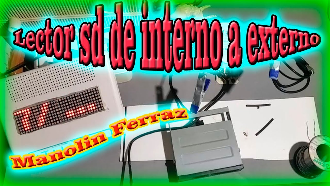 Lector de tarjetas SD de CPU a USB. #quepuedeshacer #manolinferraz