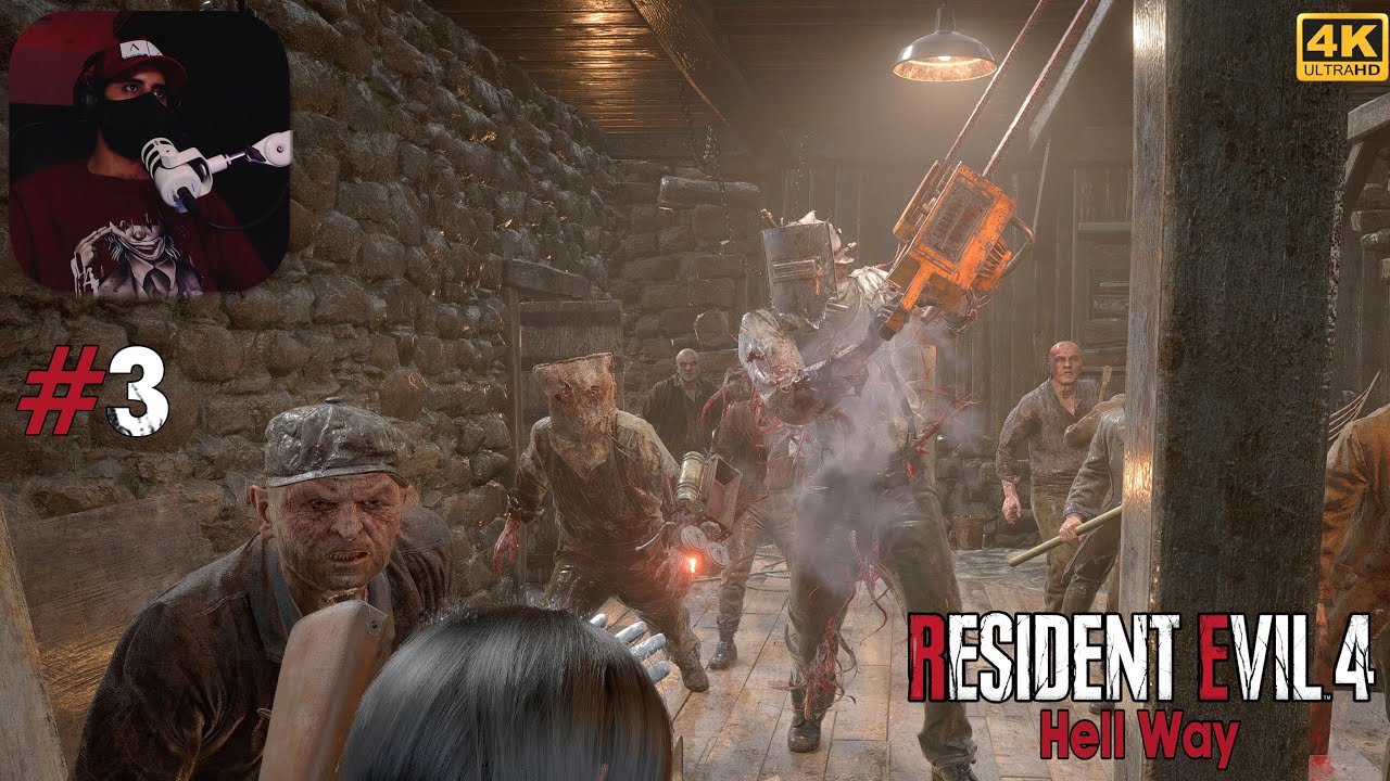 تختيم رزدنت ايفل ٤ ريميك (مود طريق الجحيم ايدا)| Resident Evil 4 Remake (hell way Ada) #3