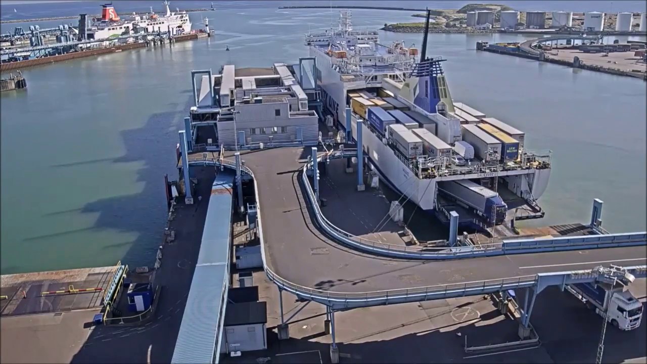 Trelleborg Hafen Zeitraffer